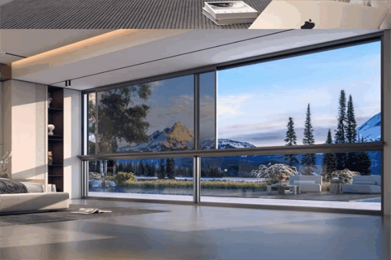 六轨极简推拉窗